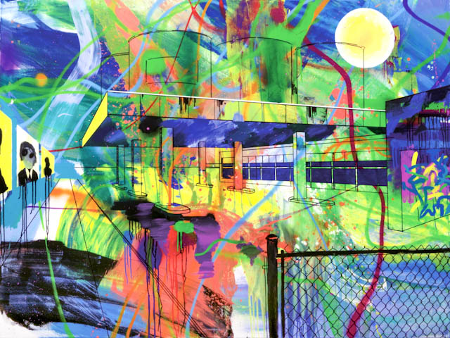 150 x 200 cm, Acryl auf Leinwand, 2019