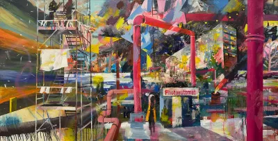 200x100 cm, Öl und Acryl auf Leinwand, 2014