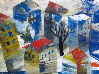 30 x 40 cm, 2004' Acryl auf Leinwand